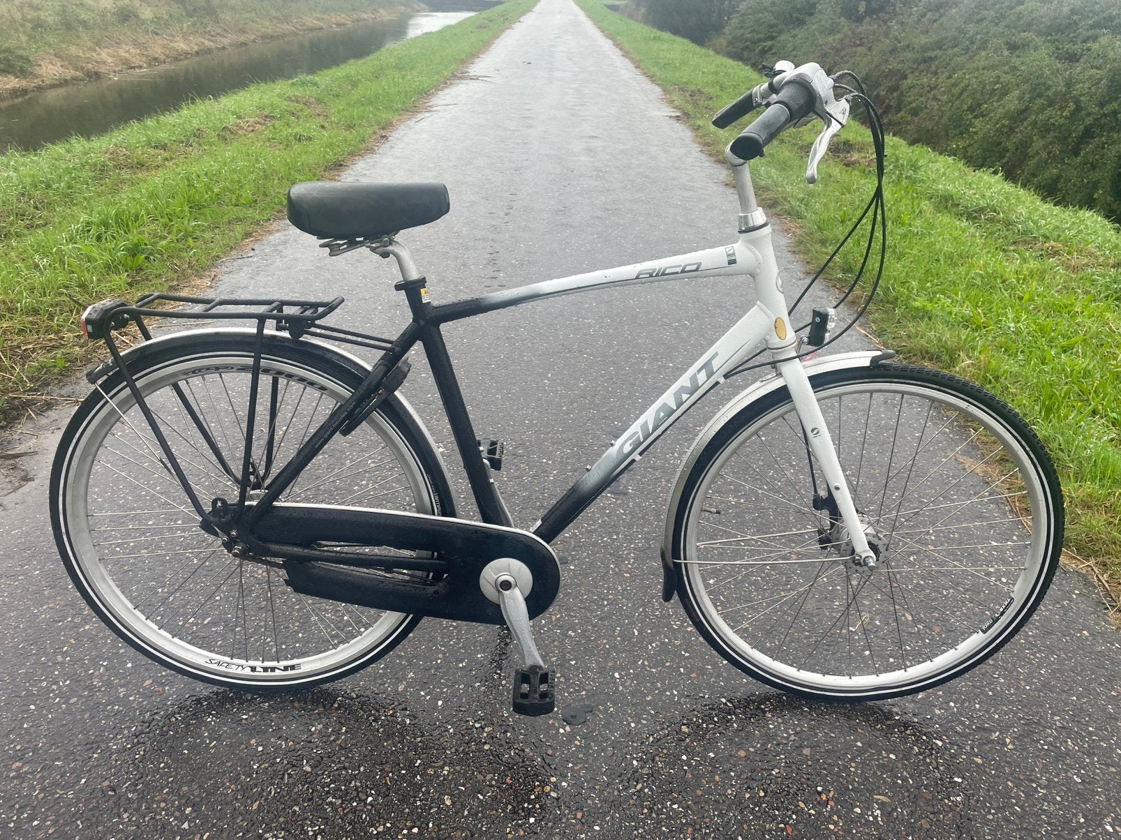 sterke herenfiets GIANT fiets H56cm 7 versnellingen rijklaar, Ophalen, Versnellingen, Giant, Zo goed als nieuw