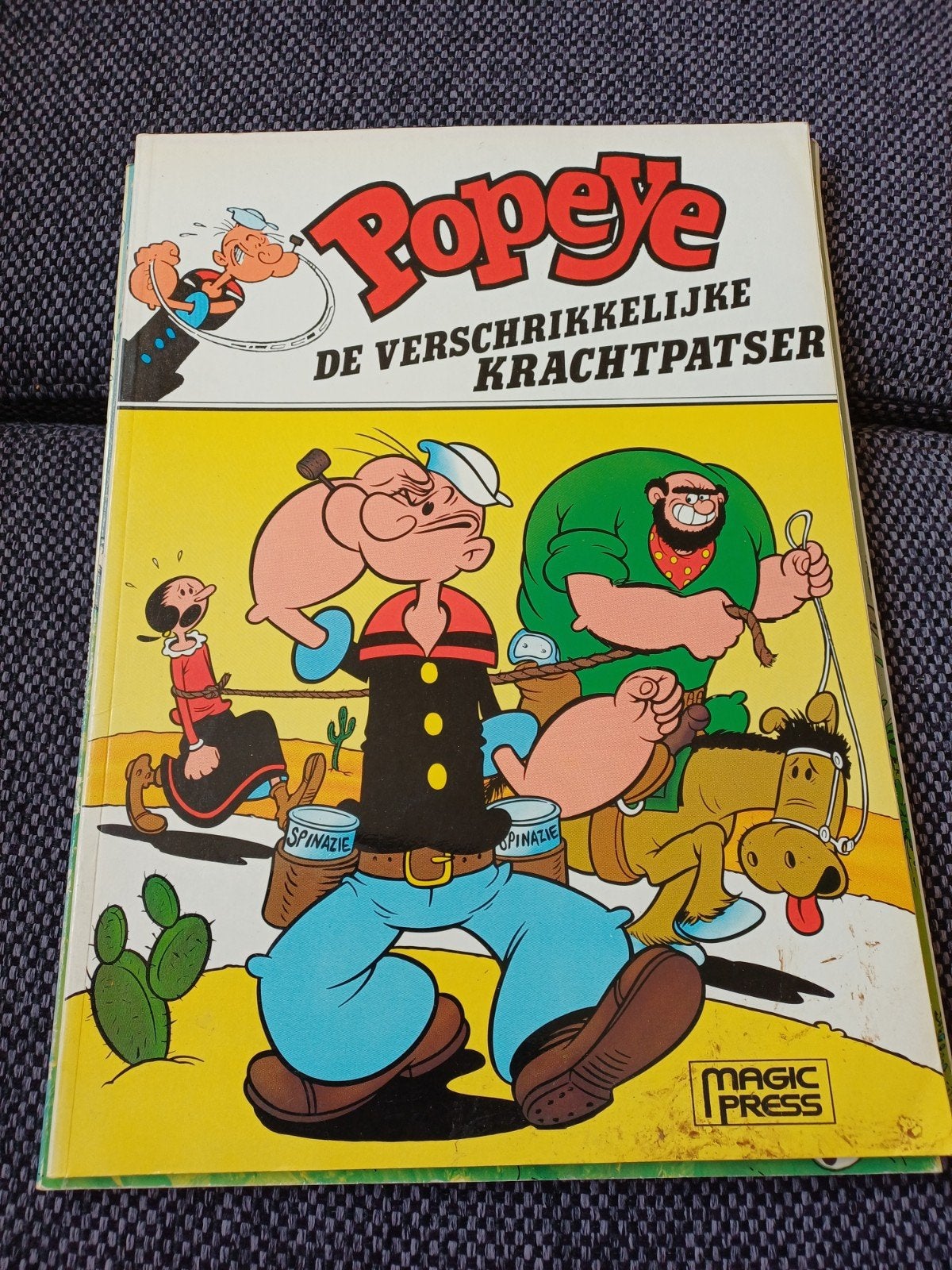 Popeye - De Verschrikkelijke Krachtpatser (1971) - Perfect, E.C. Segar, Eén stripboek, Ophalen of Verzenden, Zo goed als nieuw
