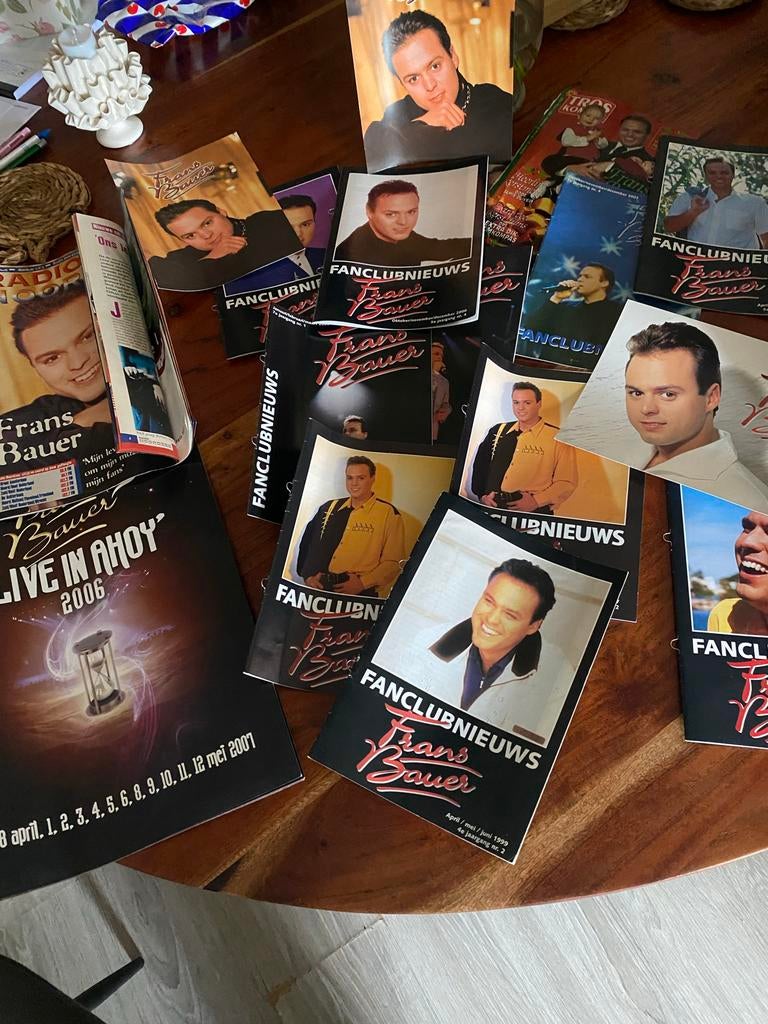 Frans Bauer Fanclub Boekjes - Diverse Uitgaven, Ophalen of Verzenden, Gelezen