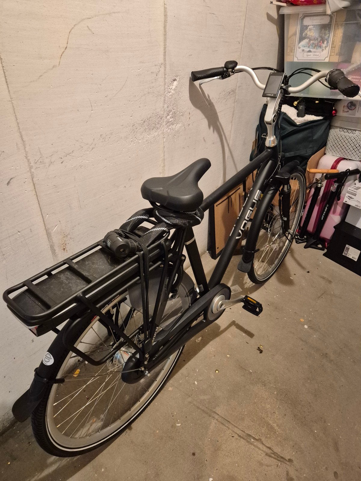 Vogue elektrische herenfiets - Slechts 2x gebruikt!, Fietsen en Brommers, Fietsen | Heren | Herenfietsen, Versnellingen, Nieuw