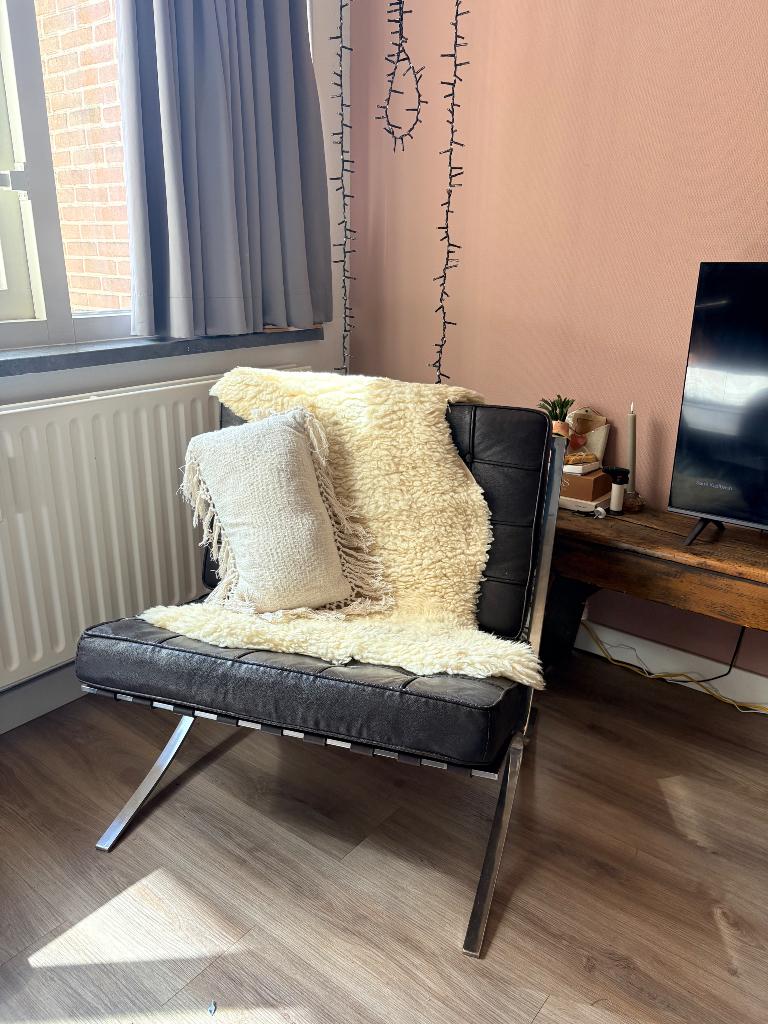Lounge stoel, Huis en Inrichting, Fauteuils, Ophalen, Gebruikt, Kunststof, 50 tot 75 cm
