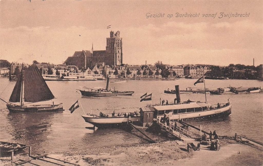 702-238-037 Gezicht Op Dordrecht Vanaf Zwijndrecht, Verzenden, Voor 1920, Zuid-Holland