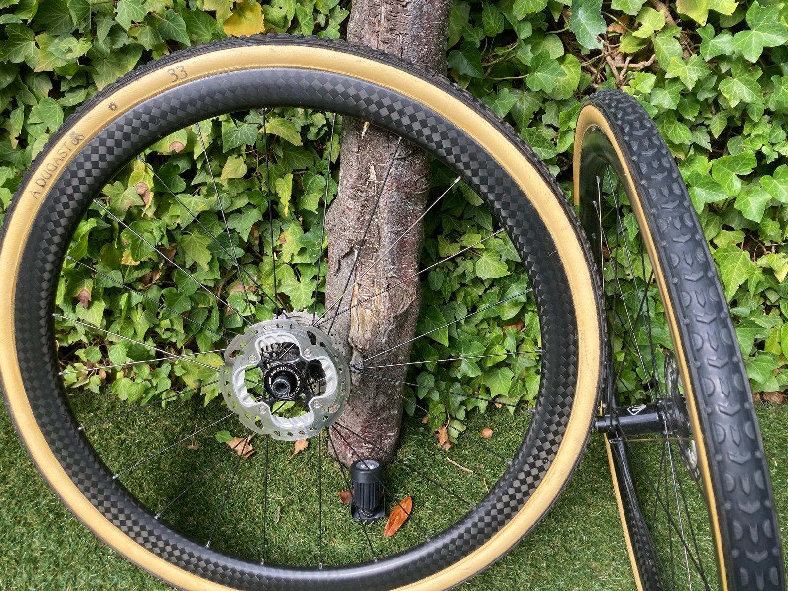 Carbon Wielset met 3x nieuwe Dugast Banden, Fietsen en Brommers, Wiel, Ophalen of Verzenden, Zo goed als nieuw, Racefiets