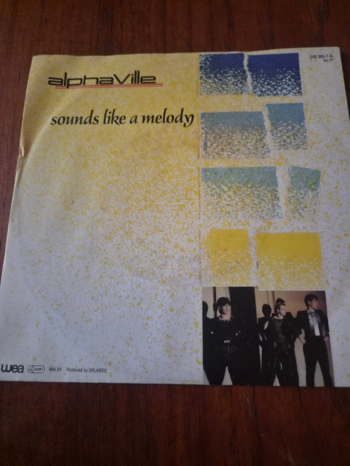 Alphaville - Sounds Like a Melody (7 inch vinyl single), Gebruikt, Originele persing, 7 inch, Ophalen of Verzenden