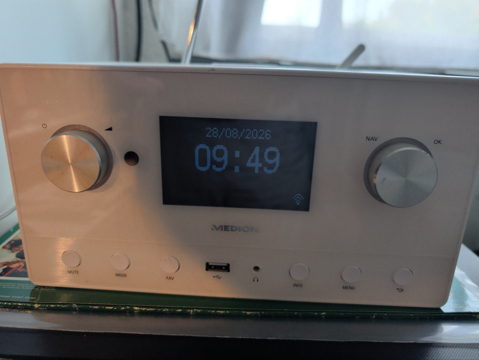 Medion MD 87566 DAB+ Internetradio met WiFi en Spotify, Ophalen of Verzenden, Zo goed als nieuw, Radio