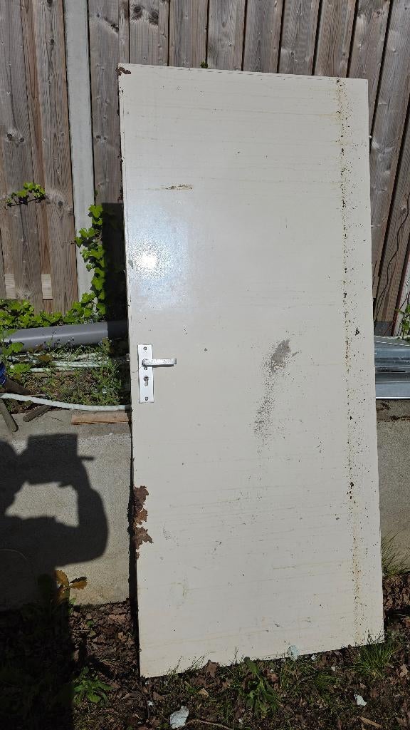Buitendeur,  massieve deur, Ophalen, Gebruikt, 80 tot 100 cm, Buitendeur