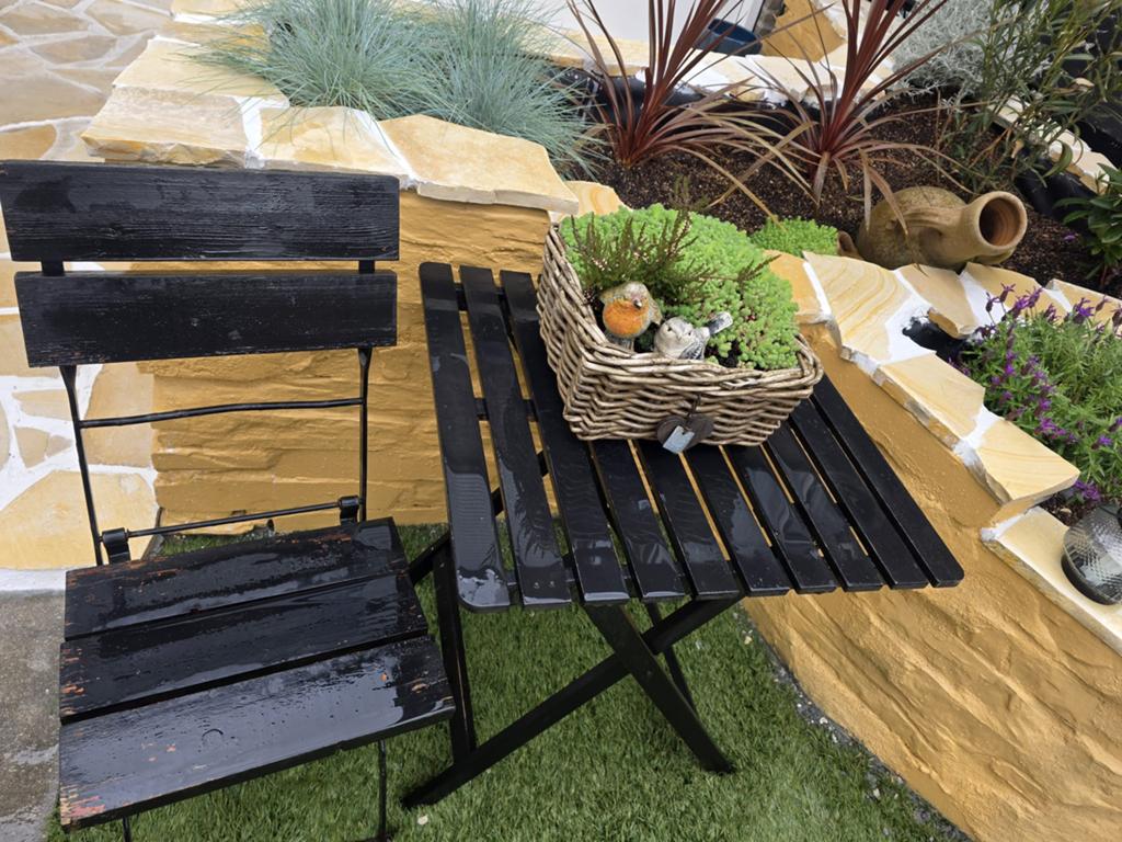 Bistro tuin setje, Overige materialen, Zo goed als nieuw, Stoel, Ophalen
