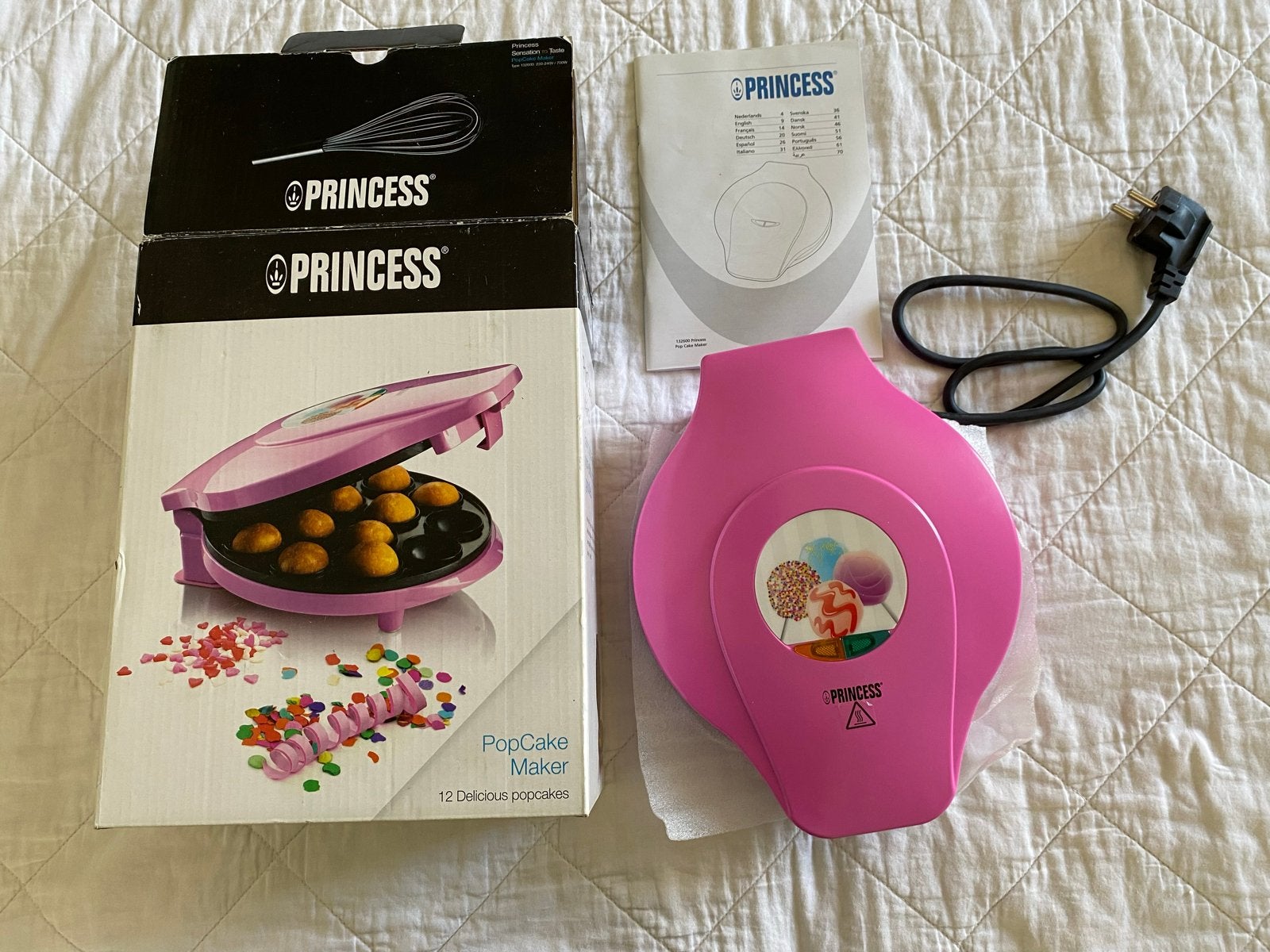Princess Pop Cake Maker Roze - Slechts 1x gebruikt, Ophalen of Verzenden, Zo goed als nieuw