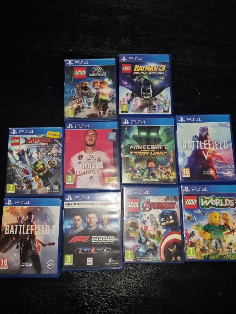 10 playstation 4 games, Spelcomputers en Games, 1 speler, Ophalen, Zo goed als nieuw, Vanaf 3 jaar