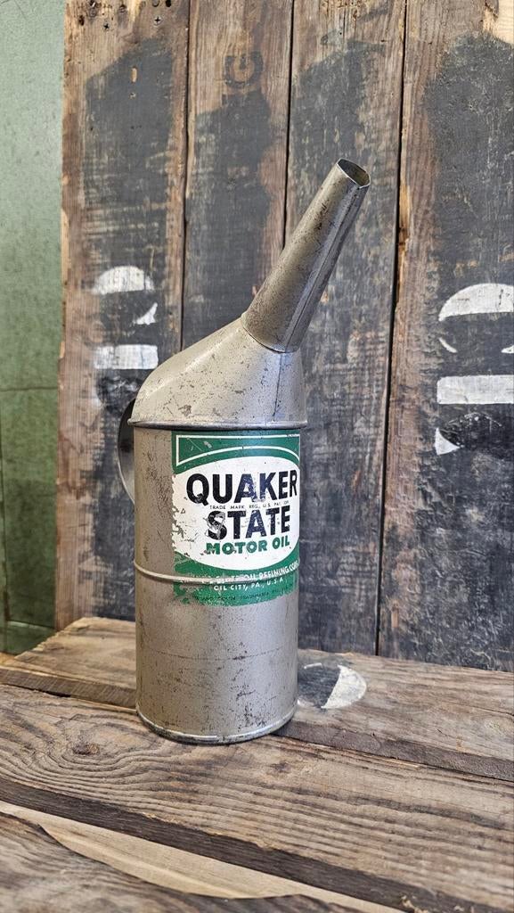 Quaker state  oliekan, Ophalen of Verzenden, Zo goed als nieuw