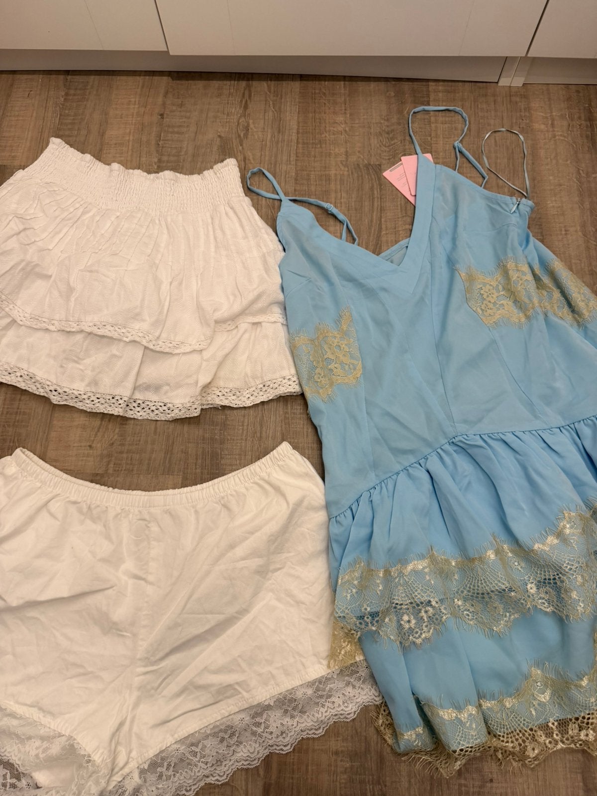Kleding pakket loavies jurk meet me there rokje en short, Ophalen of Verzenden, Zo goed als nieuw, Maat 36 (S)