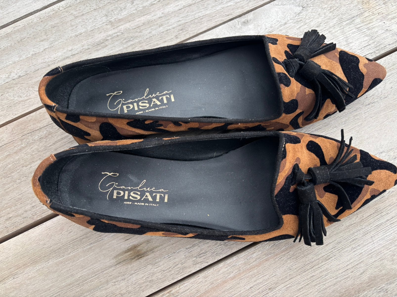 Leren loafers bruin van Gianluca Pisati maat 40, Kleding | Dames, Bruin, Instappers, Ophalen of Verzenden, Zo goed als nieuw