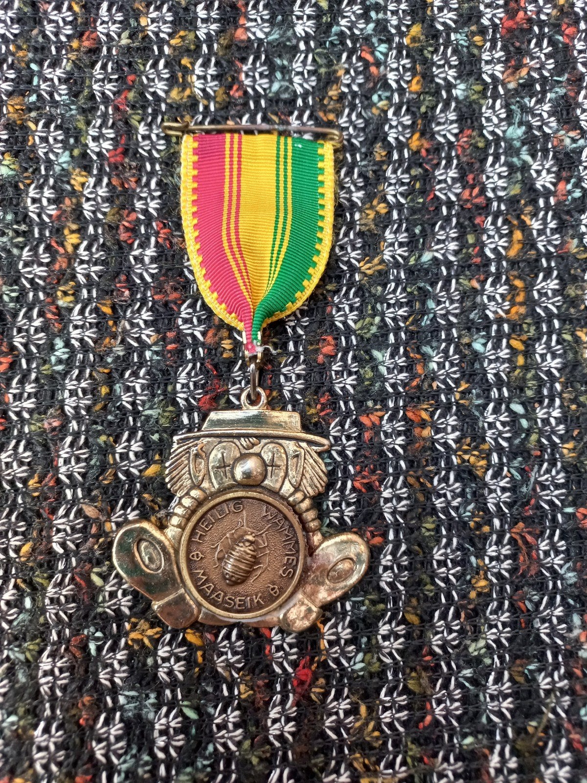 Carnavalsmedaille Heilig Wammes Maaseik, Gebruikt, Onbekend, Ophalen of Verzenden, Onbekend