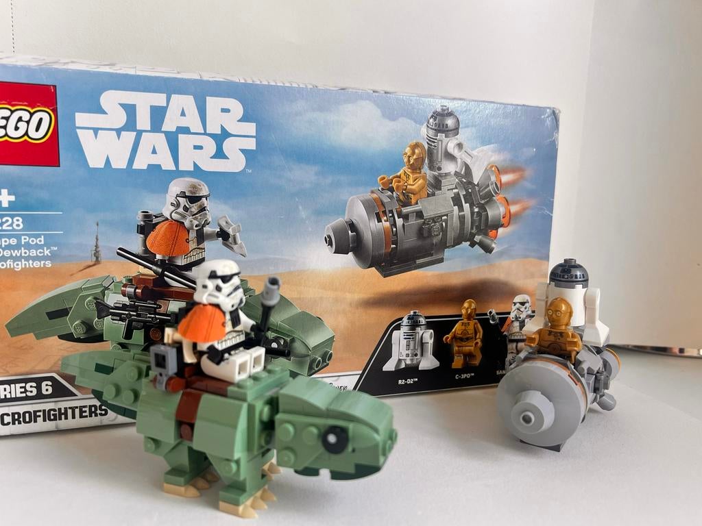 LEGO Star Wars Microfighters: Escape Pod & Dewback, Ophalen of Verzenden, Zo goed als nieuw, Overige merken