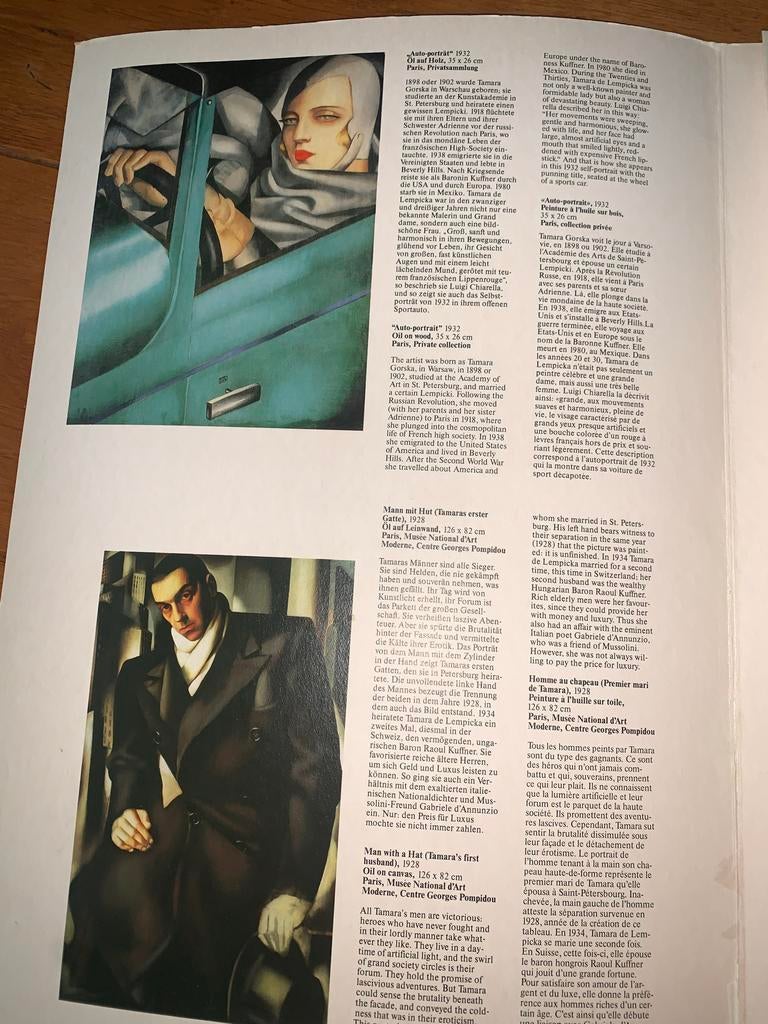 Posterboek Tamara de Lempicka - Taco, Boeken, Ophalen of Verzenden, Zo goed als nieuw, Overige onderwerpen