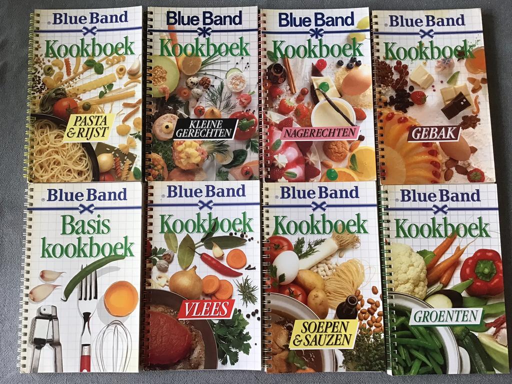 8 x Blue Band kookboekjes, Boeken, Ophalen of Verzenden, Zo goed als nieuw, Nederland en België
