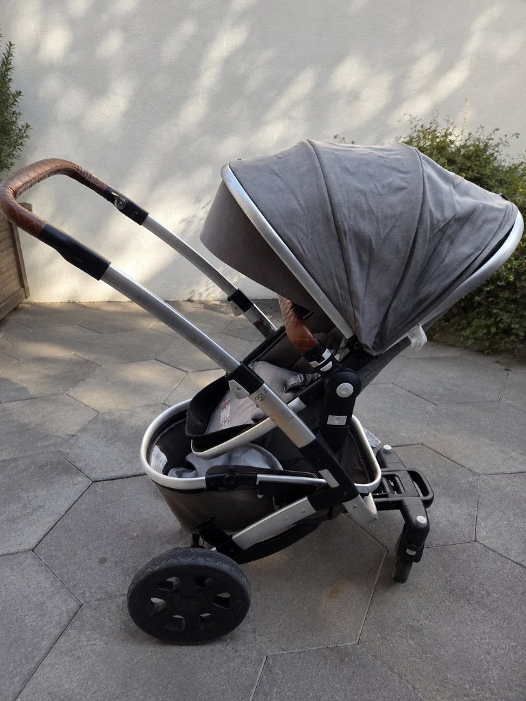 Joolz Geo 2 kinderwagen | wieg + zitje | veel accessoires, Kinderen en Baby's, Kinderwagens en Combinaties, Gebruikt, Verstelbare duwstang