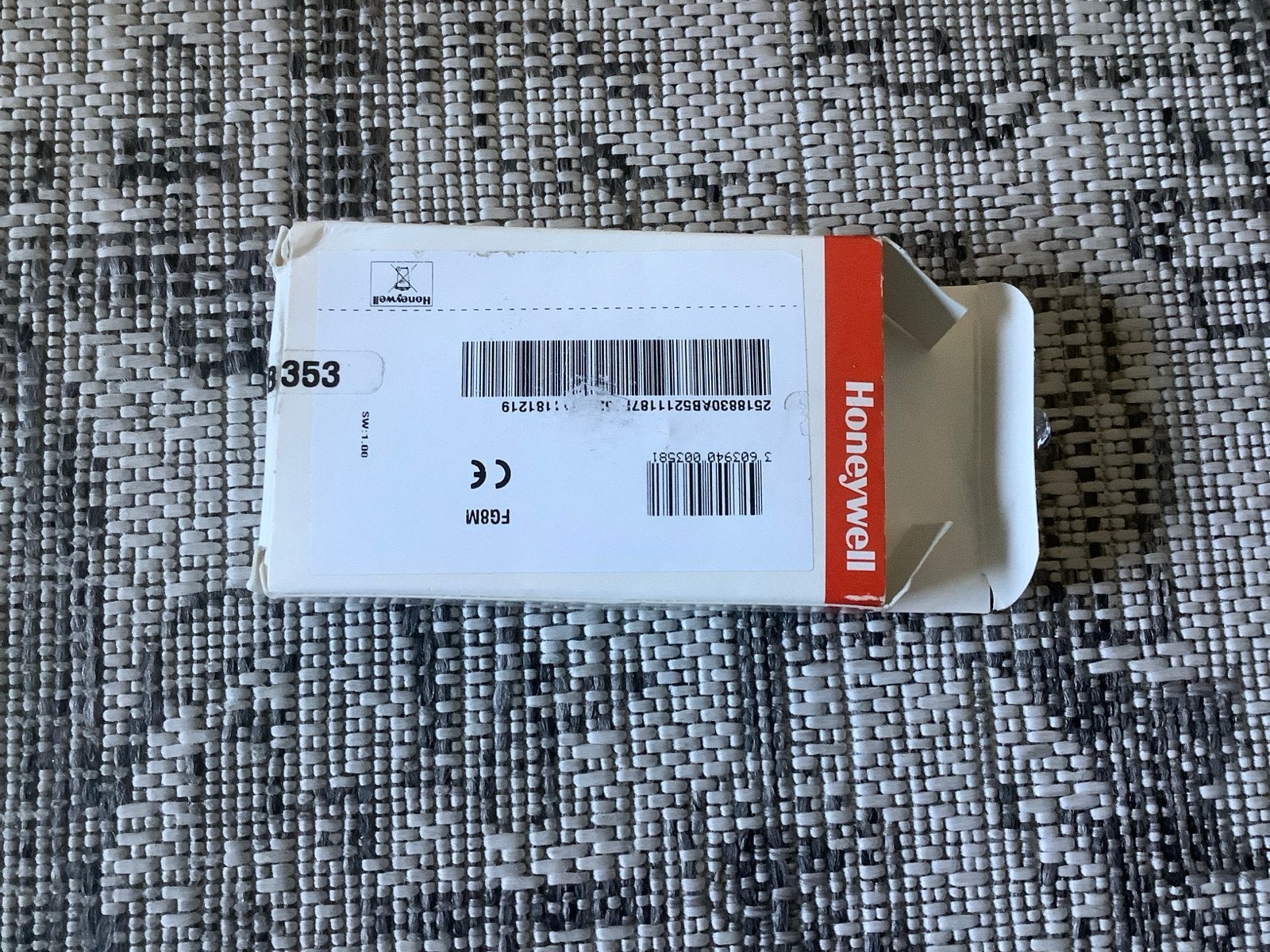 Honeywell FG8M Draadloze Glasbreukdetector,wit , nieuw, Detector, Sensor of Melder, Nieuw, Ophalen of Verzenden, Overige soorten
