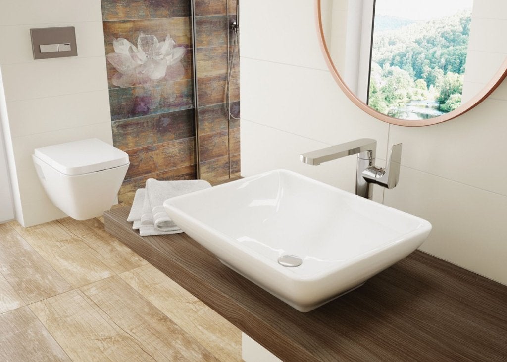 Luxe wastafelkraan, hoog , chroom , type SKWH-03-Gardenia, Verzenden, Nieuw, Chroom, Kraan