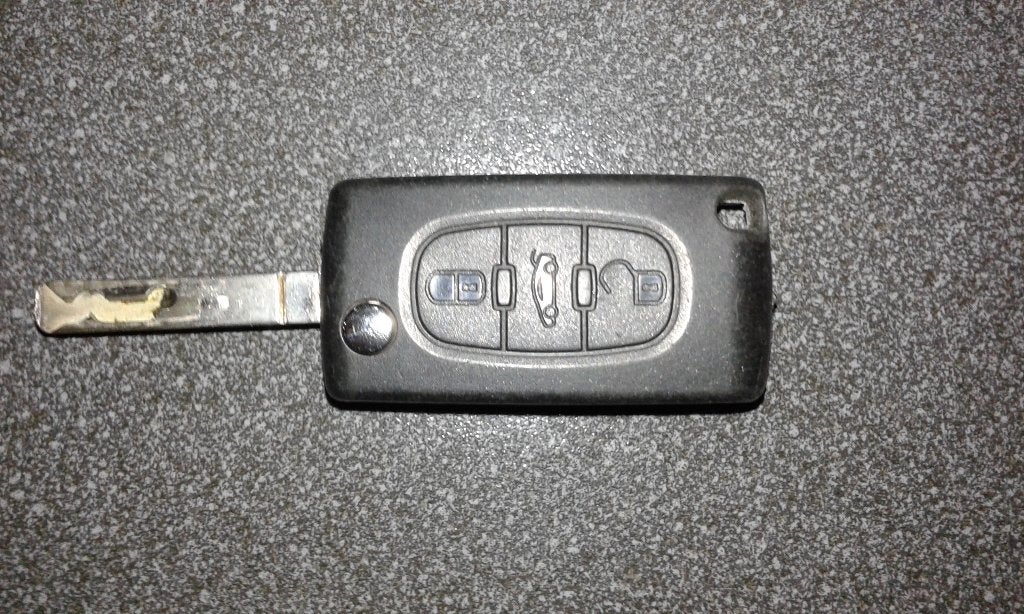 Citroen klapsleutel als nieuw goed werkend, Ophalen of Verzenden