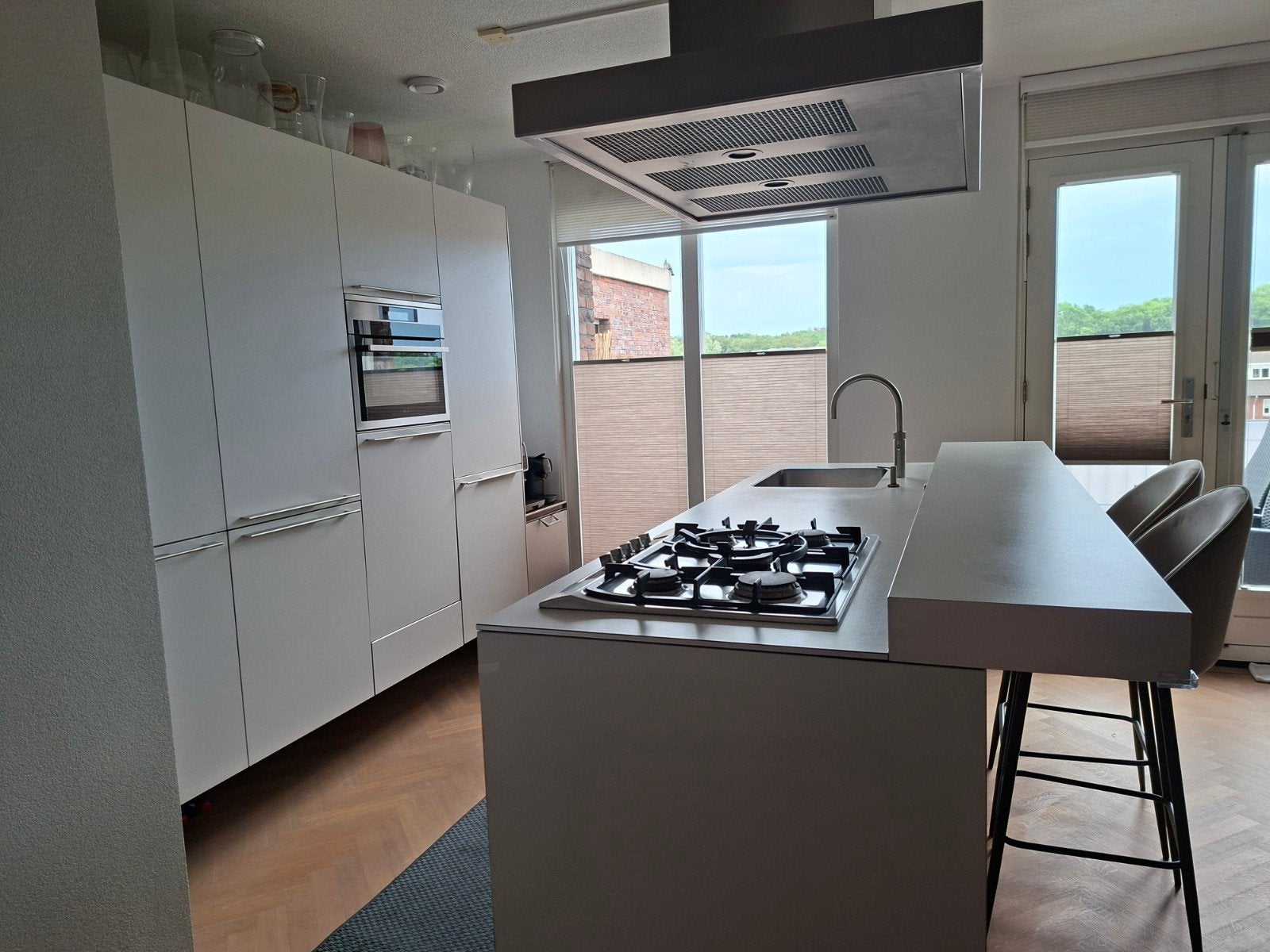Unieke zwevende Bulthaup design keuken met kookeiland, Huis en Inrichting, Keuken | Complete keukens, Ophalen, Gebruikt, Overige typen