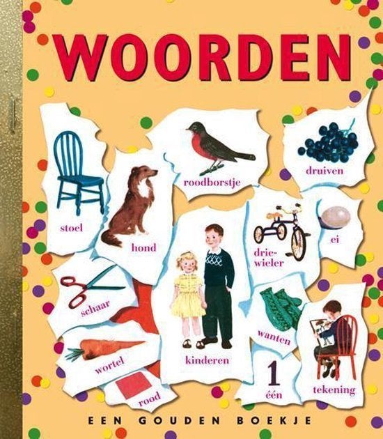 Gouden boekje: Woorden, Boeken, Fictie algemeen, Jongen of Meisje, Zo goed als nieuw, 4 jaar