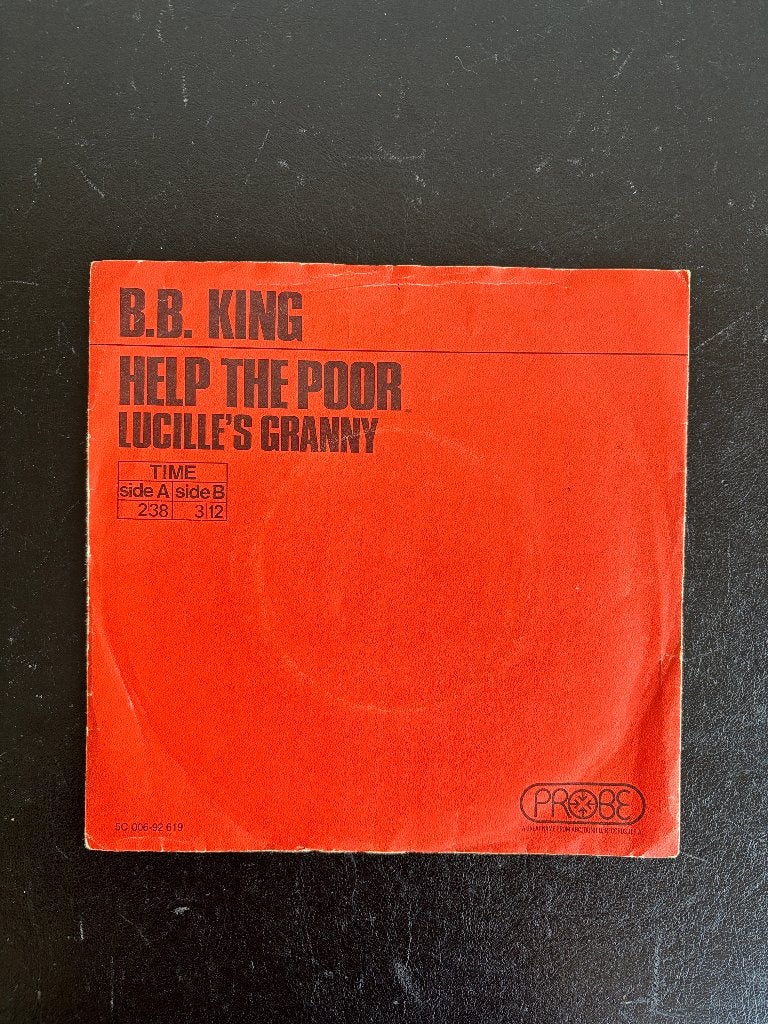B.B. King - Help The Poor - 1971 - Nederlandse persing, Ophalen of Verzenden, Gebruikt, Jazz en Blues