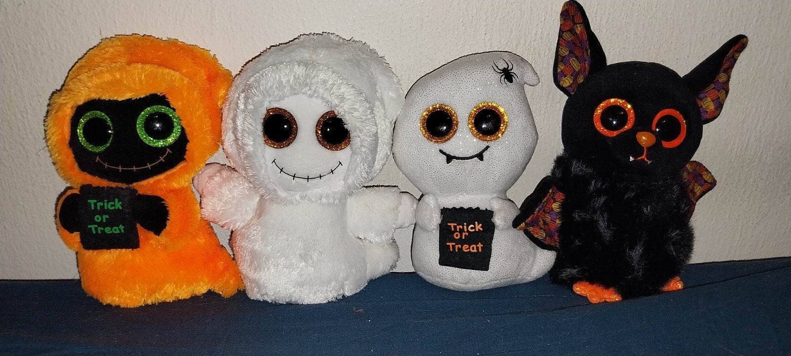 Ty Halloween Beanie Boos - Spook, vleermuis, Oranje, Overige karakters, Ophalen of Verzenden, Zo goed als nieuw