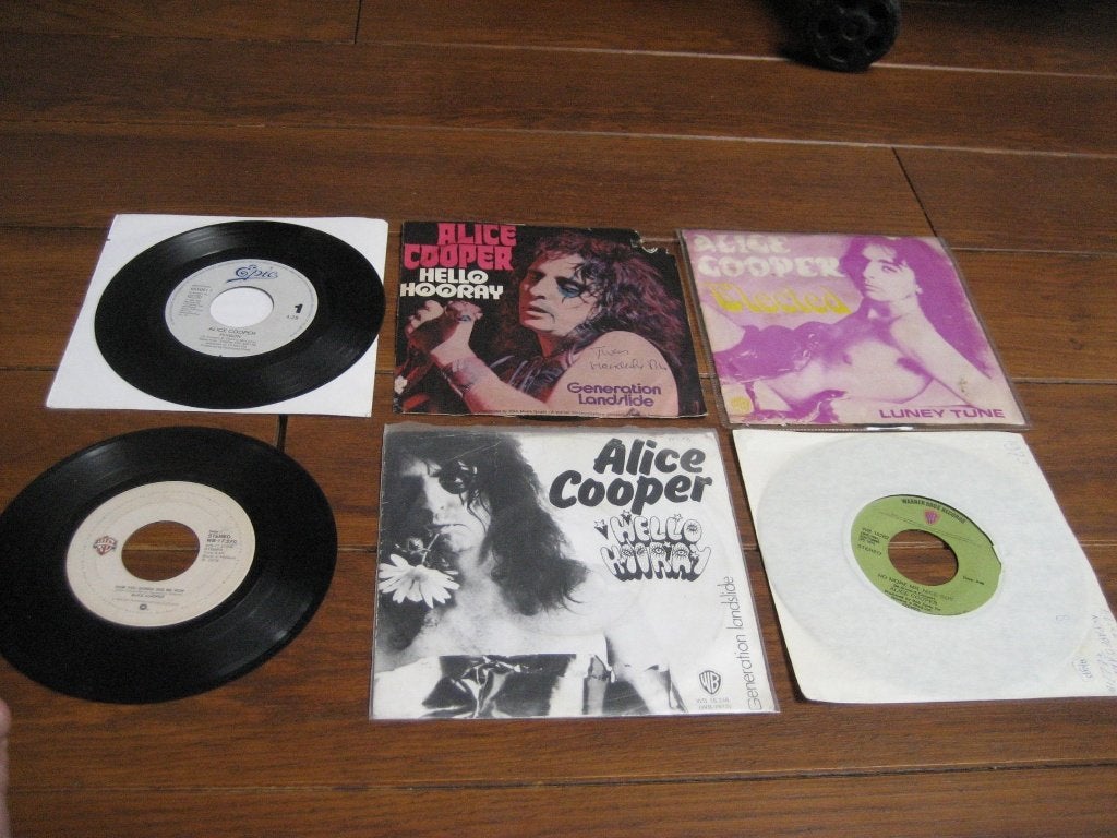 Alice cooper singles, Ophalen of Verzenden, Gebruikt, 7 inch