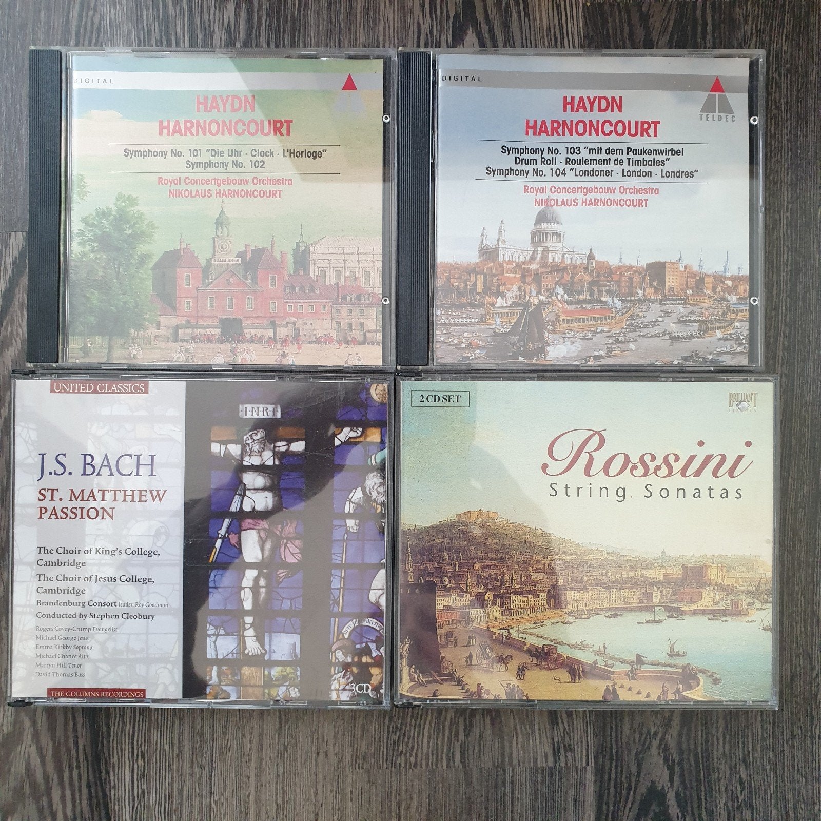 7 Klassieke CD's: Bach, Haydn, Rossini - Diverse Werken, Gebruikt, Ophalen of Verzenden, Classicisme, Orkest of Ballet