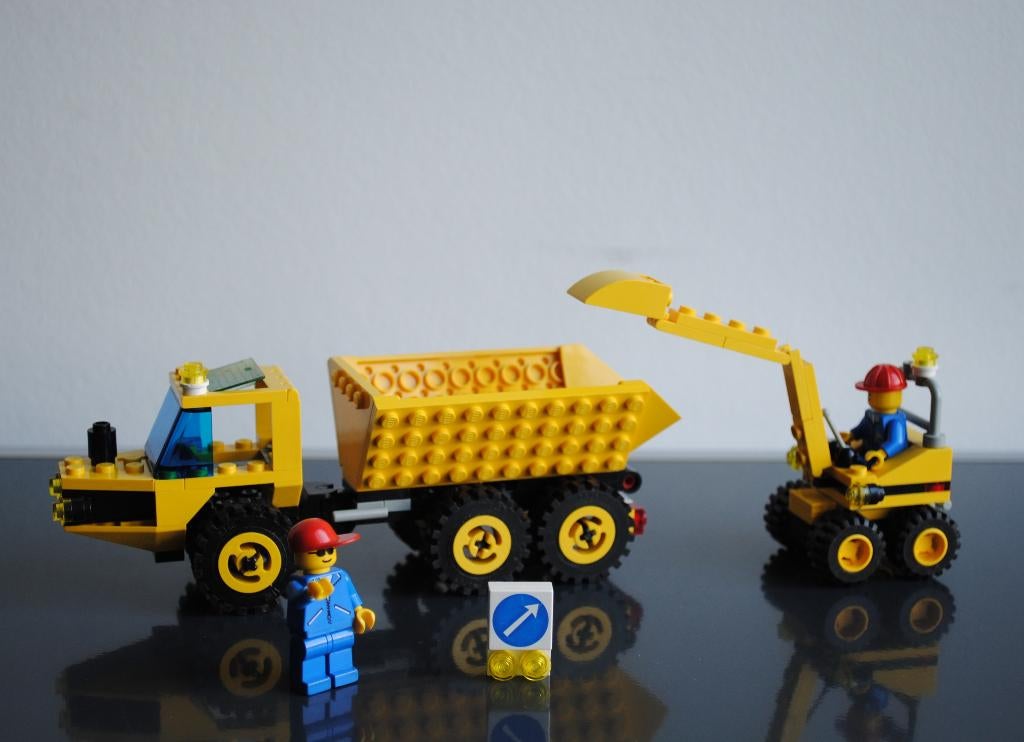 Lego 6581 Dig 'N' Dump uit 1996 - vintage, Lego, Compleet, Ophalen of Verzenden, Zo goed als nieuw