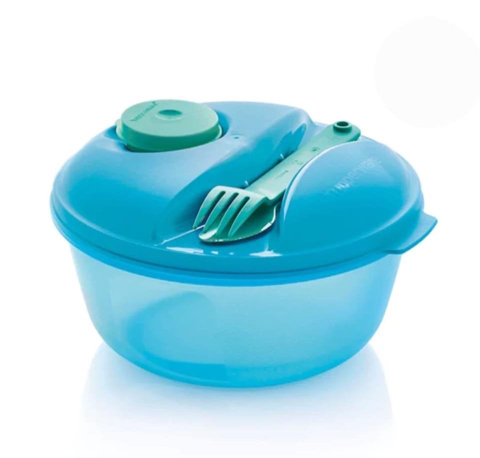 Tupperware Salade lunchbox/Kom om bijv. Salade mee te nemen, Nieuw, Ophalen of Verzenden, Bak of Kom, Met deksel