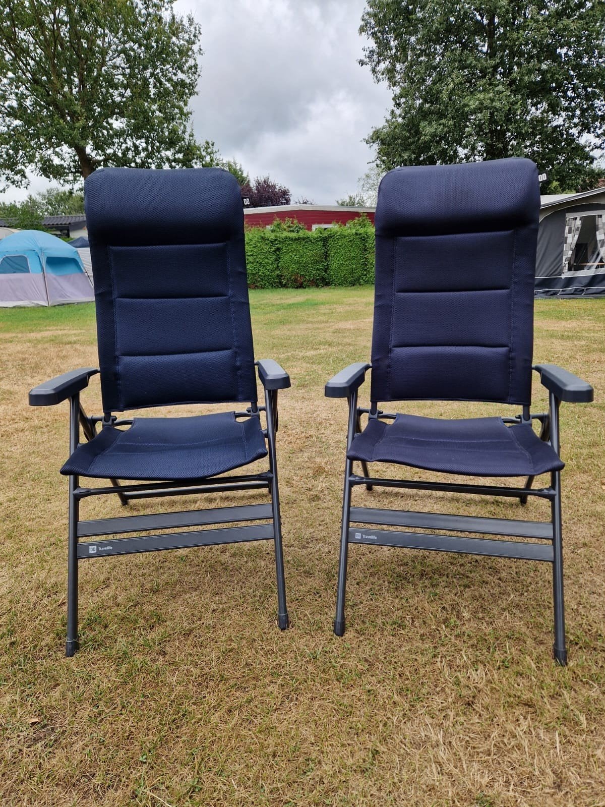 2 zo goed als nieuwe campingstoelen, Ophalen of Verzenden, Zo goed als nieuw, Campingstoel