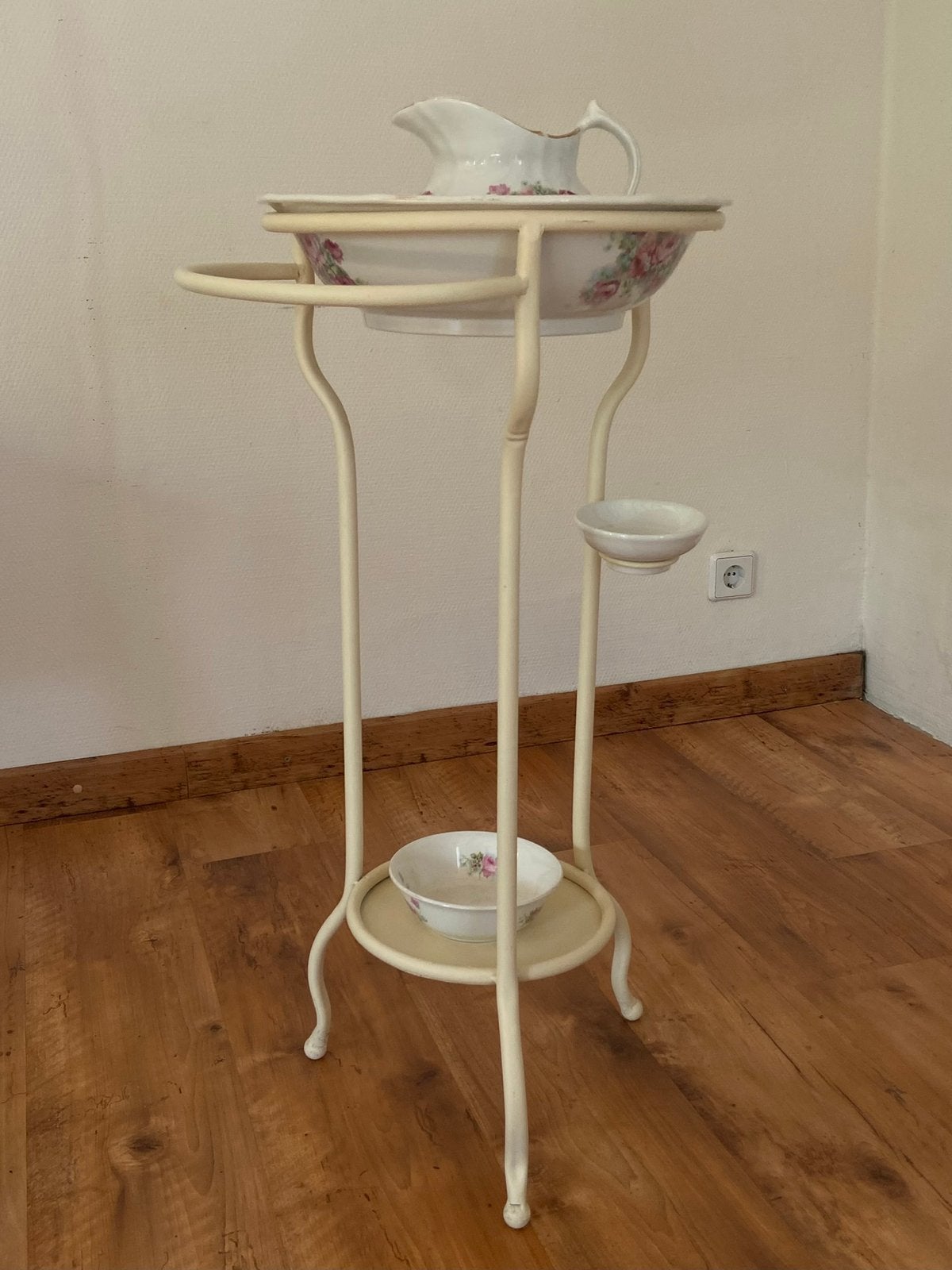 Franse badkamer wasbekken set, Ophalen