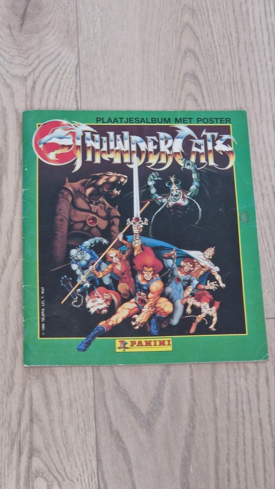 Panini Thundercats Plaatjesalbum met Poster, Ophalen of Verzenden, Zo goed als nieuw, Meerdere stickers