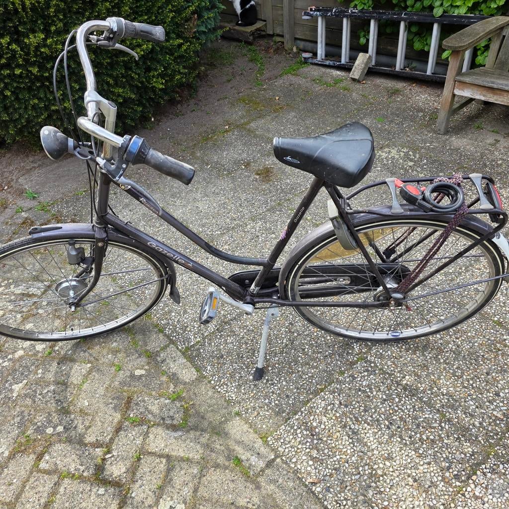 Gazelle Primeur damesfiets - Goede staat, Ophalen, Gazelle, Trommelrem, 53 tot 56 cm