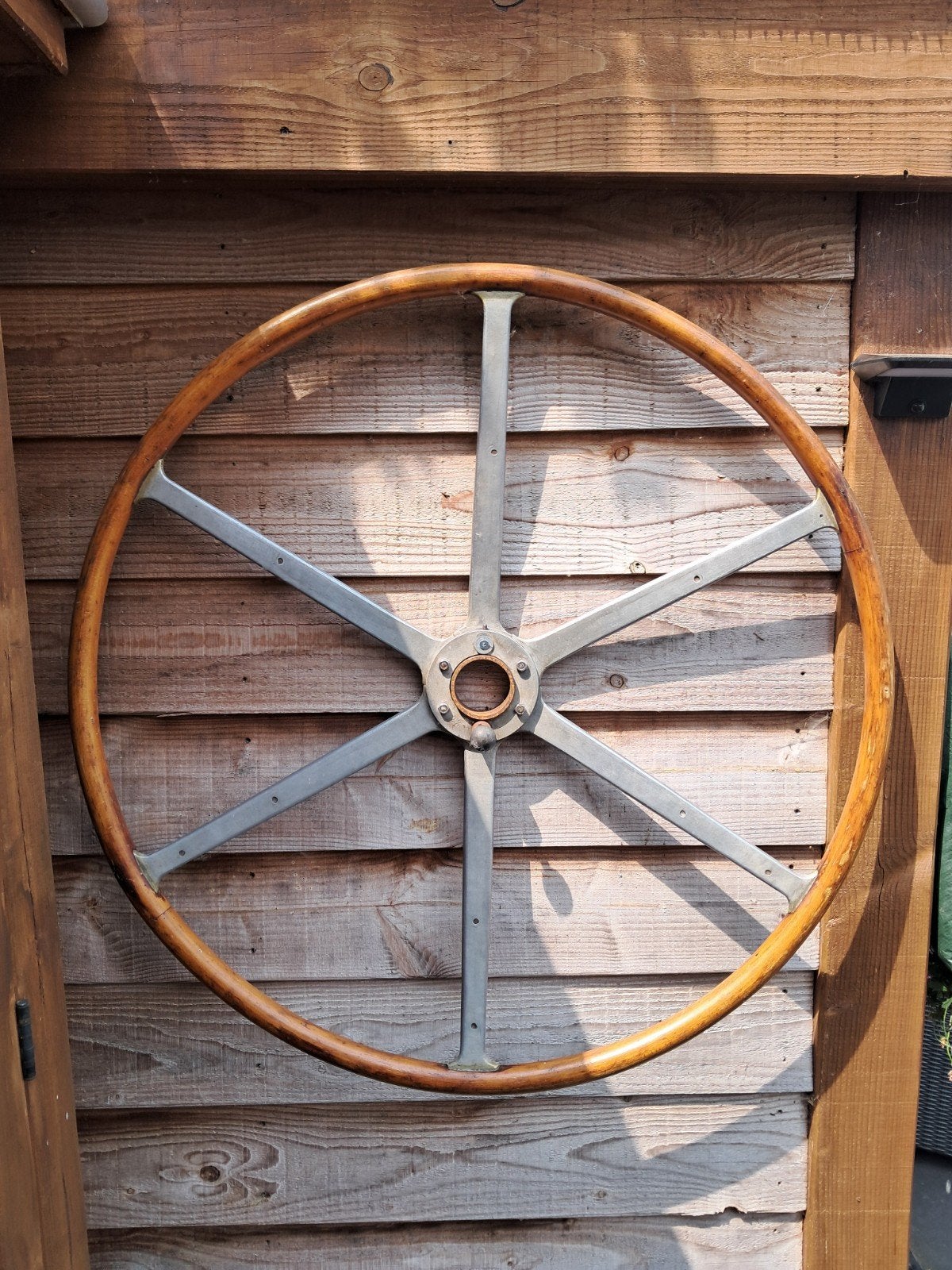 Houten stuur., Ophalen of Verzenden