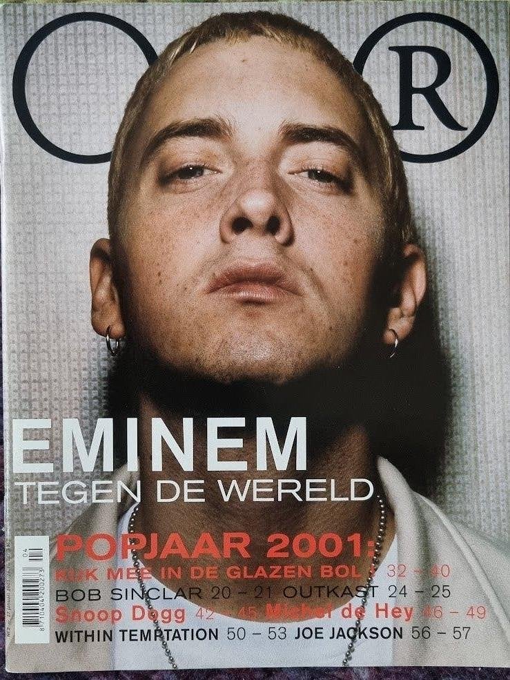 OOR 2-2001 Eminem Outkast Snoop Dogg Within Temptation, Ophalen of Verzenden, Zo goed als nieuw, Muziek, Film of Tv