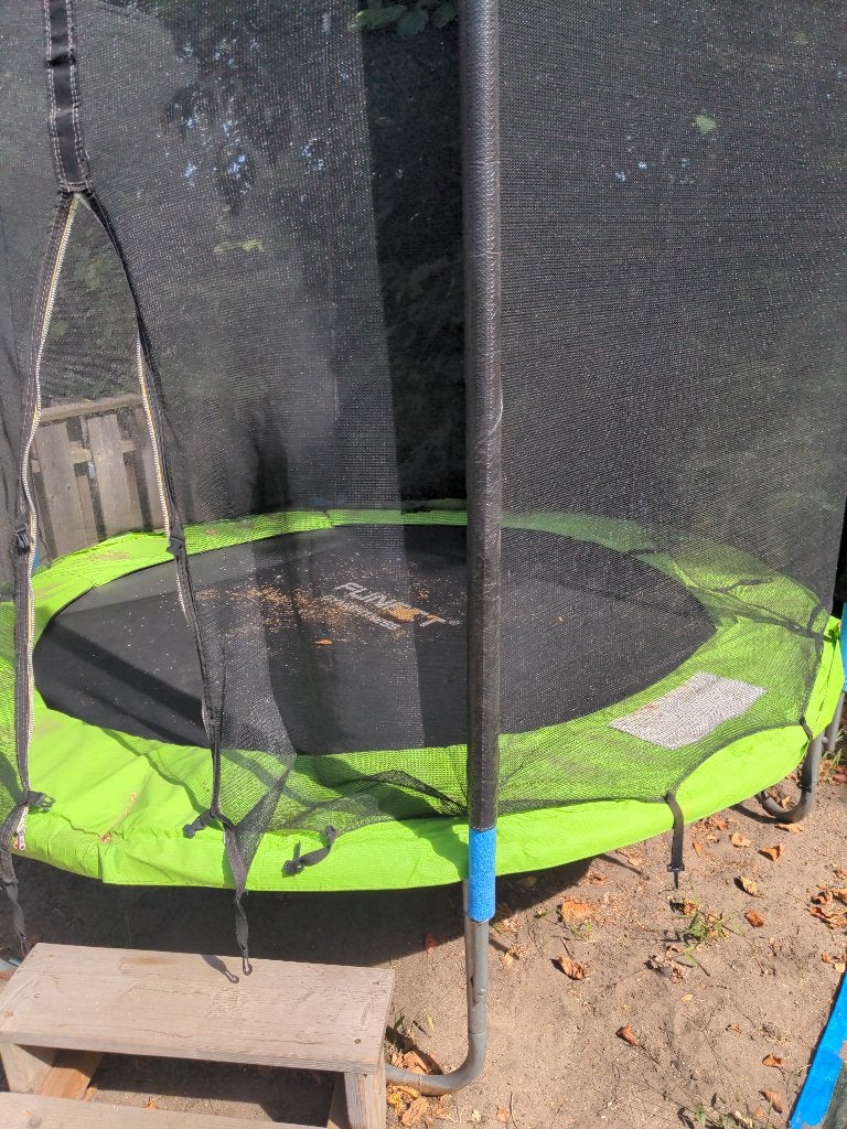 Trampoline, Ophalen, Gebruikt