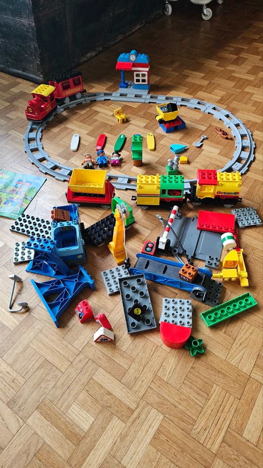 LEGO Duplo 10874 Stoomtrein met extra onderdelen, Gebruikt, Inclusief extra onderdelen, Ophalen of Verzenden, Duplo