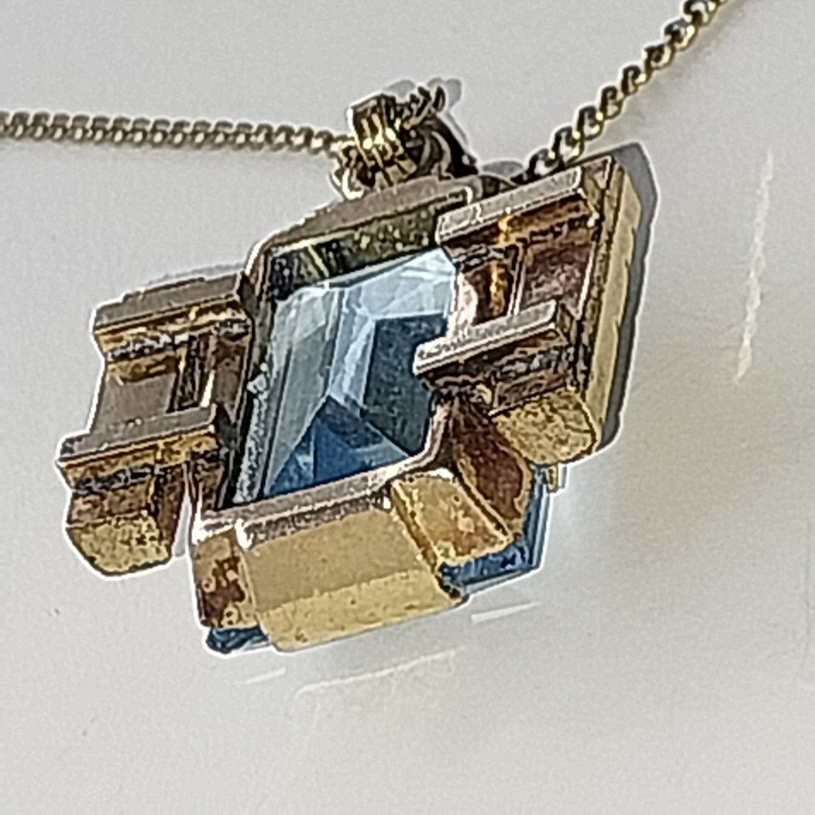 Vintage ketting en hanger K&L jaren 50, Ophalen of Verzenden, Zo goed als nieuw, Overige materialen