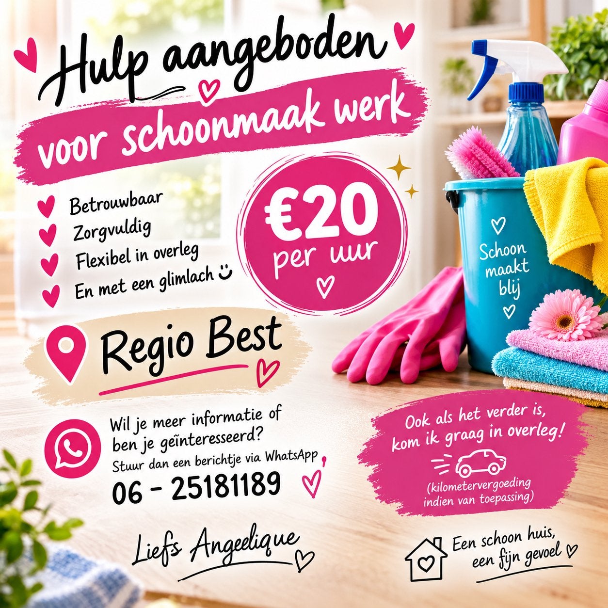 Hulp aangeboden, Vanaf 10 jaar, Overige vormen