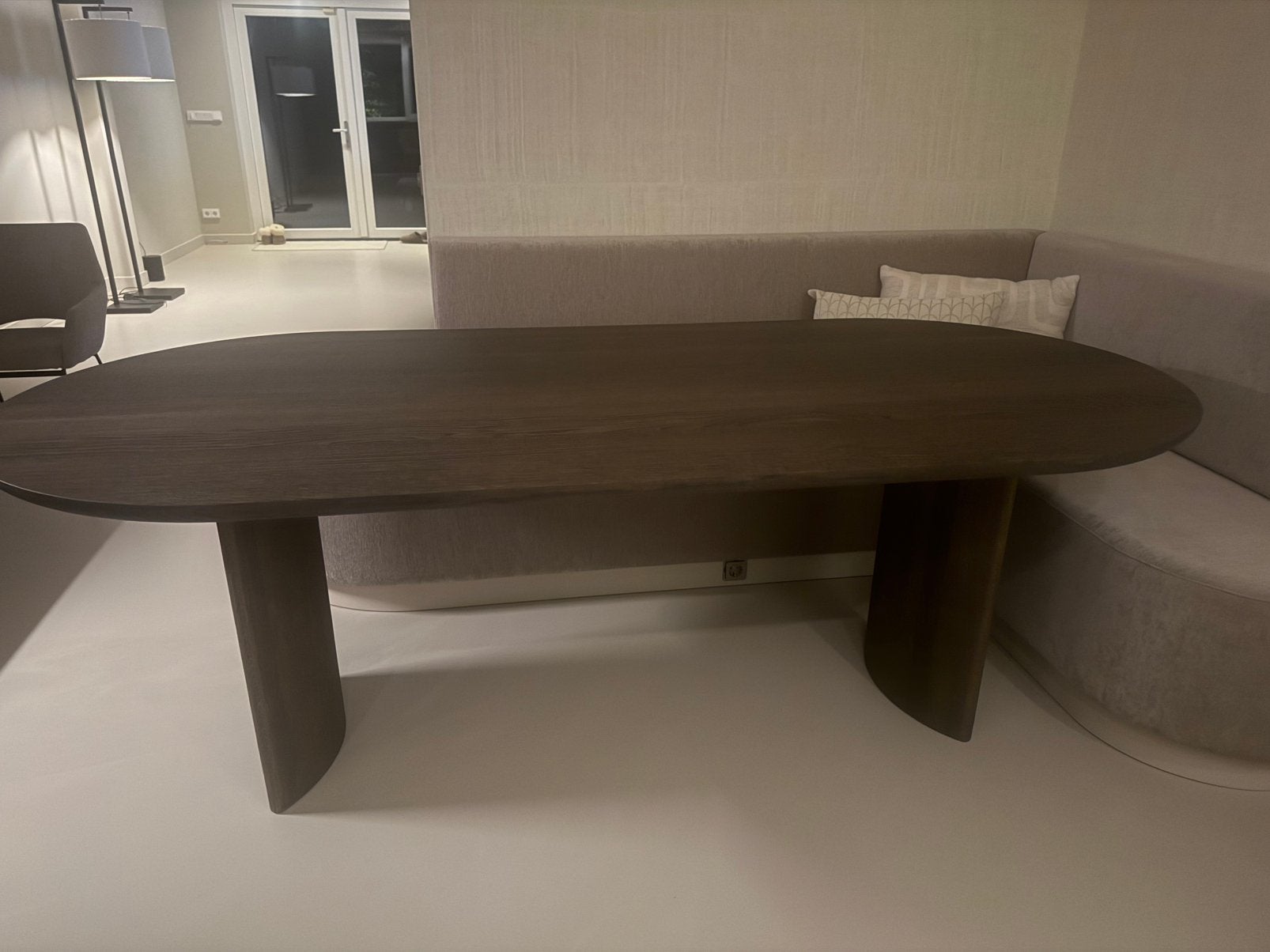 Nieuwe Table Du Sud eettafel - 220x100cm, Ophalen, Eikenhout, 50 tot 100 cm, Ovaal