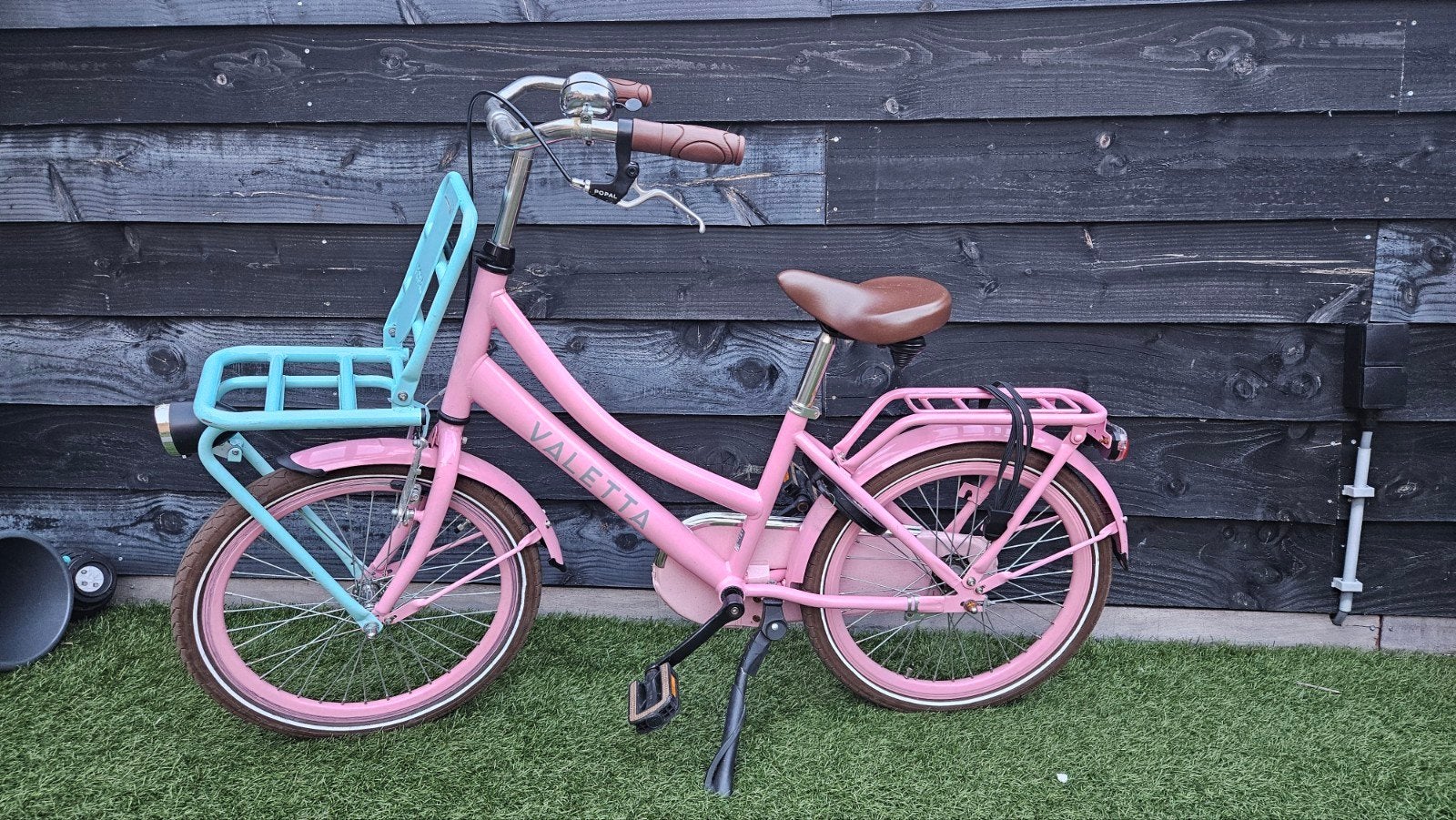 Popal Valetta 20 inch kinderfiets - Roze, Fietsen en Brommers, Fietsen | Kinderfietsjes, Ophalen, Gebruikt, Terugtraprem, Popal