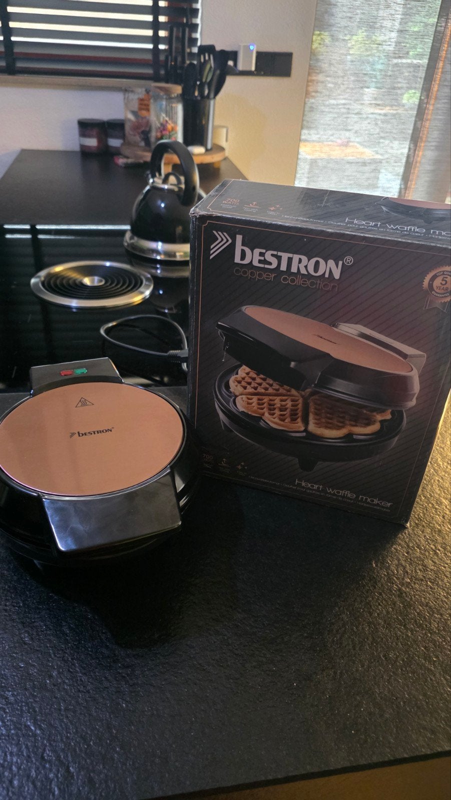 Bestron Hartjes Wafelijzer, Witgoed en Apparatuur, Ophalen, Zo goed als nieuw
