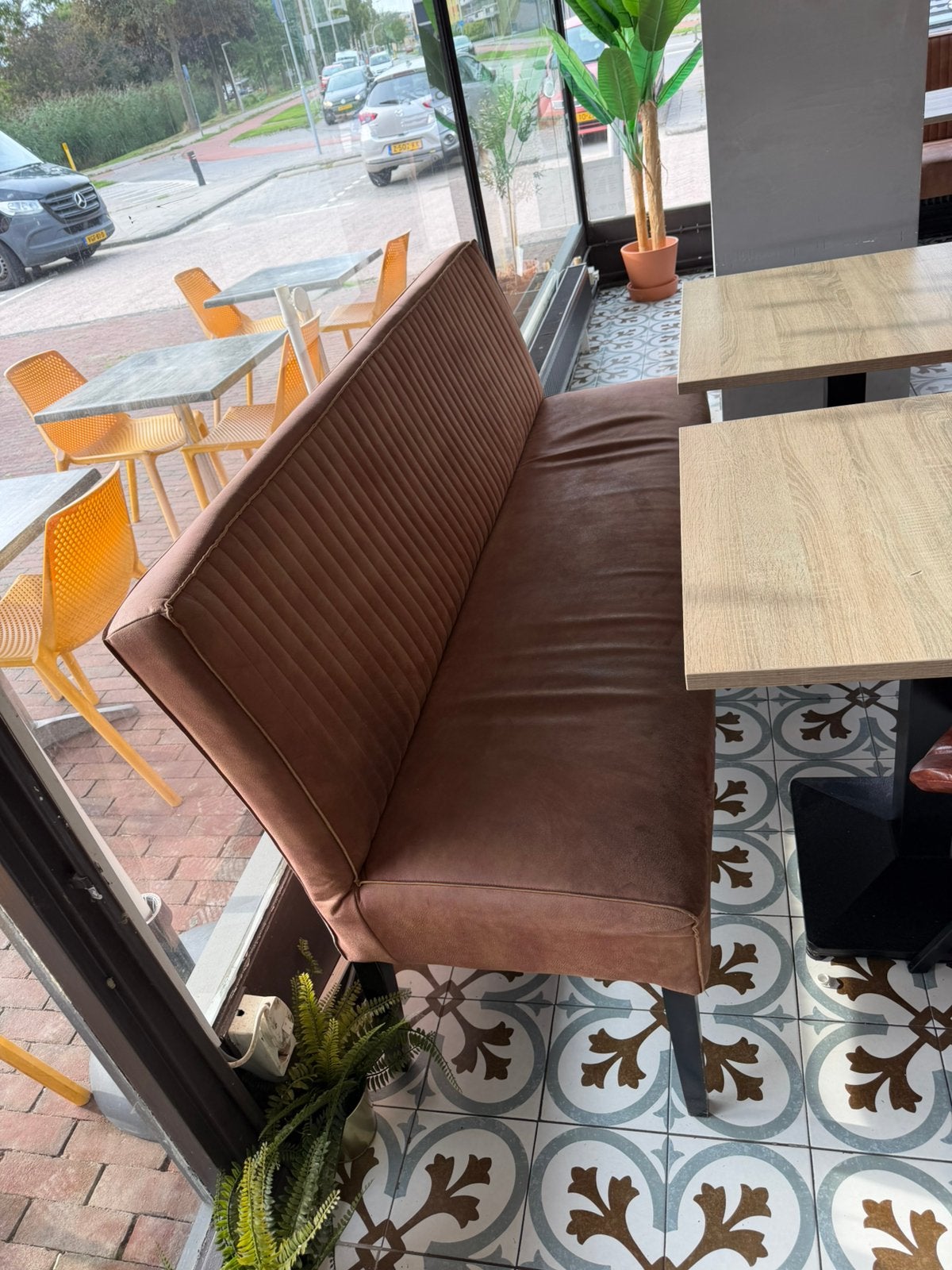 Eetbank 1,8m 3 stuks, Tuin en Terras, Tuinsets en Loungesets, Ophalen, Zo goed als nieuw