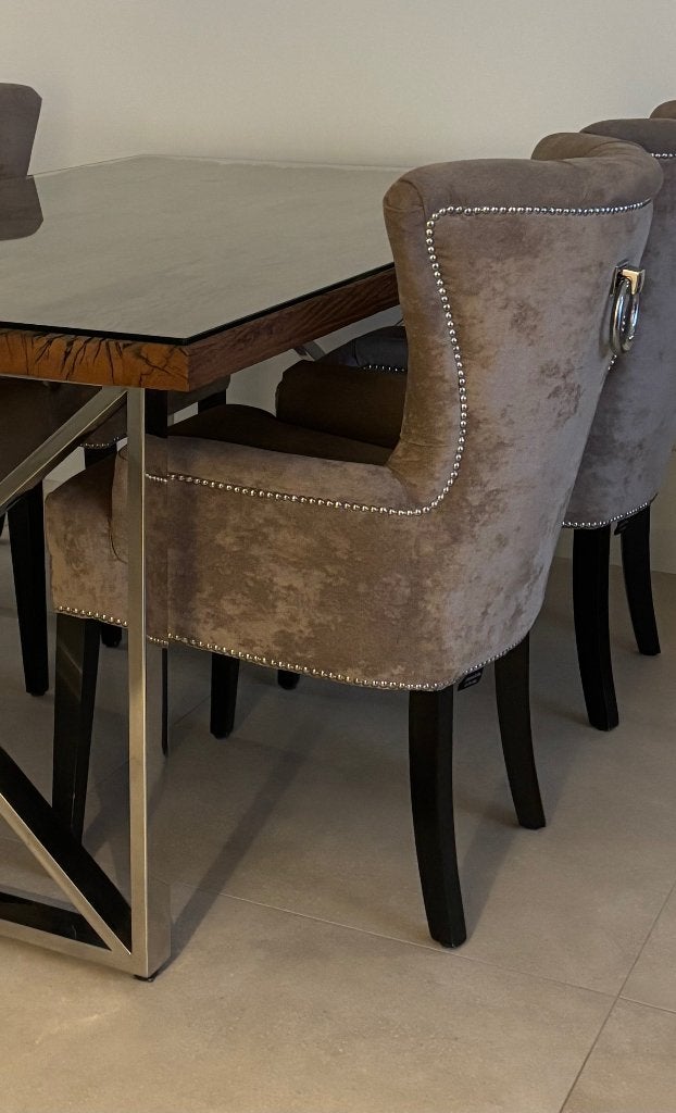 Urban Sofa Amy eettafel stoelen 4x, Huis en Inrichting, Stoelen, Ophalen, Gebruikt, Overige kleuren, Luxe