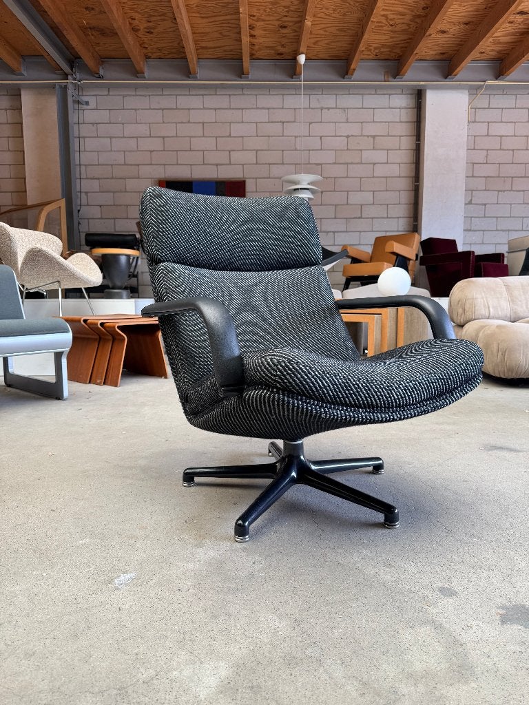 Artifort F154 fauteuil by Geoffrey D. Harcourt, Ophalen, Gebruikt, Vintage, 75 tot 100 cm