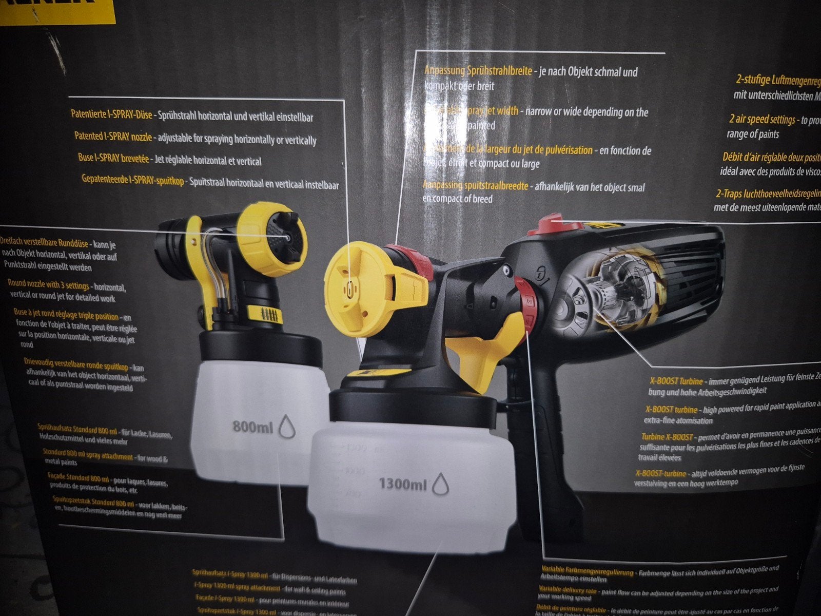 Wagner Universal Sprayer W 570 FLEXiO verfspuitsysteem, Doe-het-zelf en Verbouw, Schildersmaterialen, Zo goed als nieuw, Verfspuit of Verfpomp