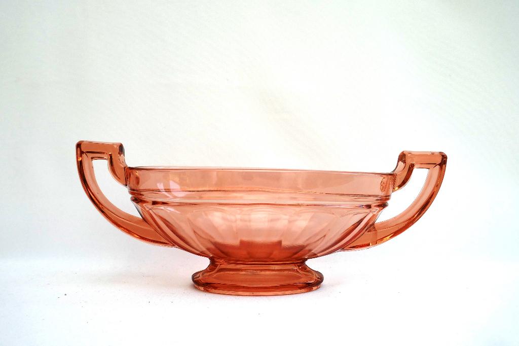 Val Saint Lambert - Art Deco persglas schaal, Antiek en Kunst, Ophalen of Verzenden